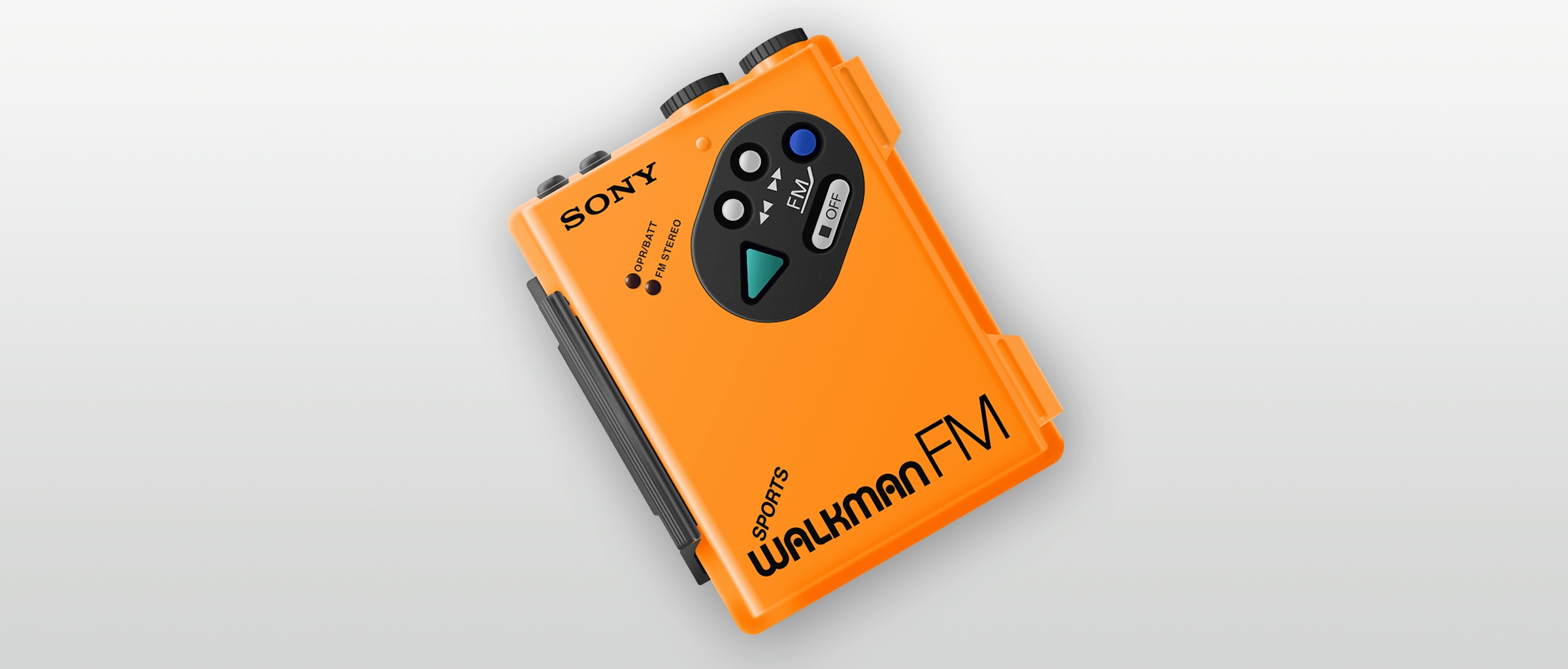 Image of a Sony Walkman illustration in Sketch by Tiago.