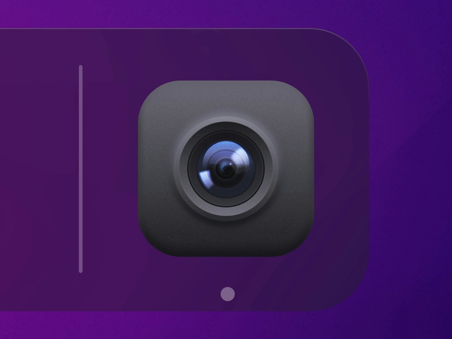 A camera app icon design made by Tiago Alexandrino