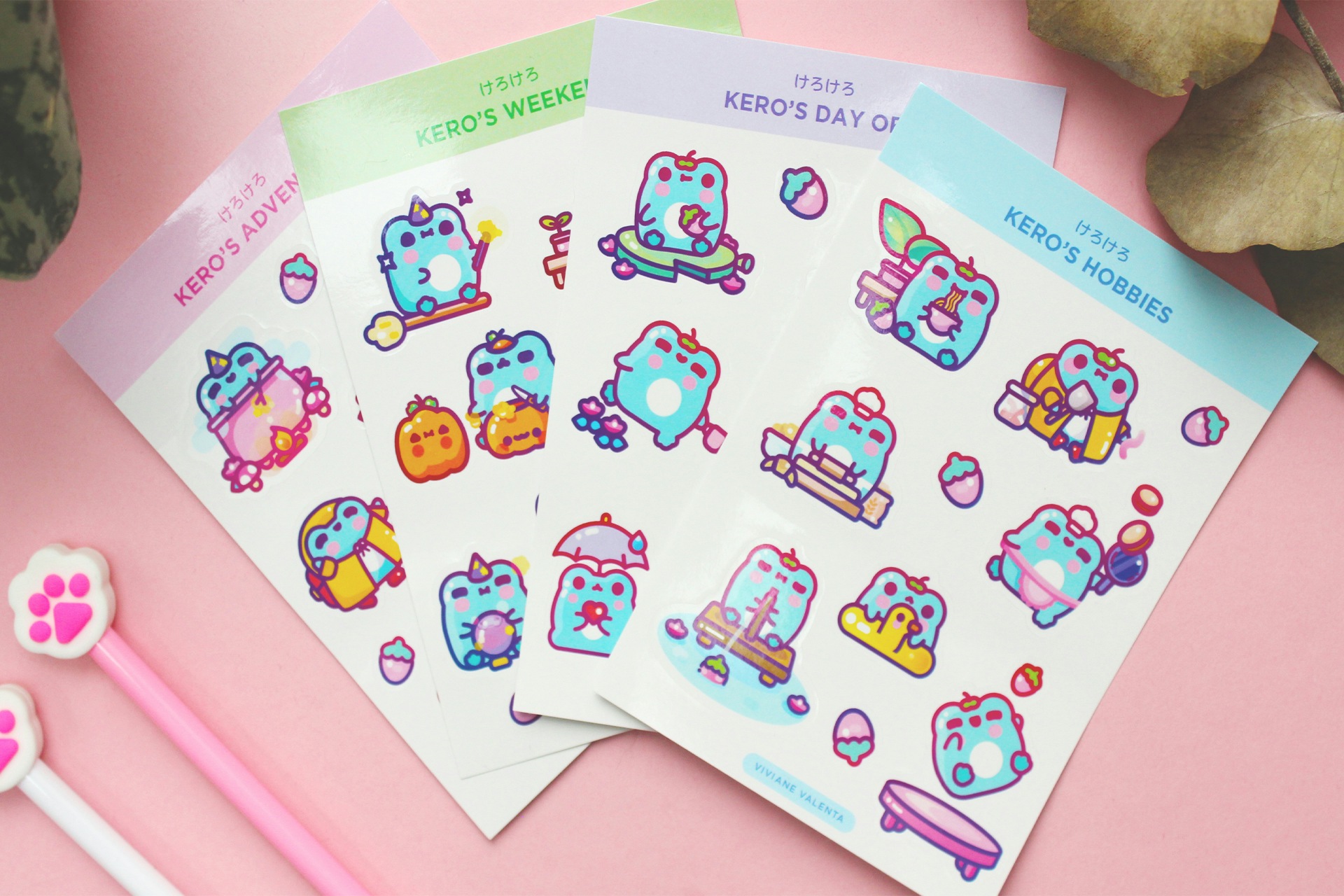 image showing Viviane Valentas original sticker designs