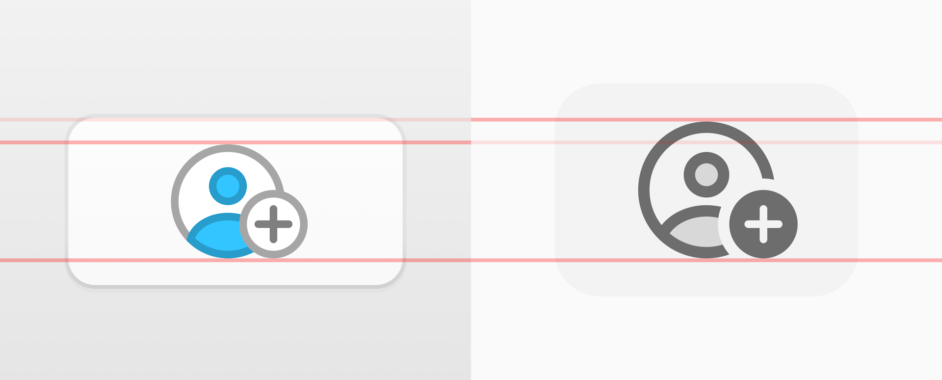 Imagine showing the size difference between Catalinas toolbar icons on the left and Big Sur on the right.